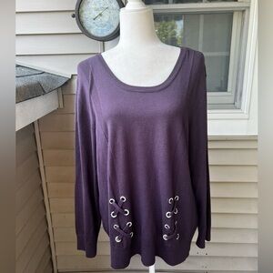 Emaline-women’s Long Sleeve Sweater, Size 1X.  PRE-LOVED.